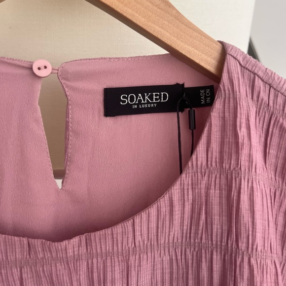 NWT Soaked in Luxury Charlotta Dress - Picture 4 of 7